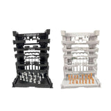 Maxbell Interlocking Display Base DIY Robot Machine Nest Action Figure Display Stand 16.5x11.5x21.5cm White