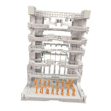 Maxbell Interlocking Display Base DIY Robot Machine Nest Action Figure Display Stand 16.5x11.5x21.5cm White