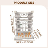 Maxbell Interlocking Display Base DIY Robot Machine Nest Action Figure Display Stand 16.5x11.5x21.5cm White