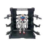 Maxbell Interlocking Display Base DIY Robot Machine Nest Action Figure Display Stand 16.5x11.5x16.5cm Black