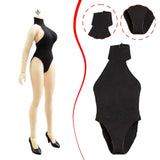 Maxbell 1:12 Scale Action Figure Clothes Swimsuit Mini for 6 inch Action Figure Body Black