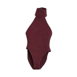 Maxbell 1:12 Scale Action Figure Clothes Swimsuit Mini for 6 inch Action Figure Body Dark Red