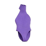 Maxbell 1:12 Scale Action Figure Clothes Swimsuit Mini for 6 inch Action Figure Body Light Purple