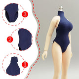 Maxbell 1:12 Scale Action Figure Clothes Swimsuit Mini for 6 inch Action Figure Body Blue