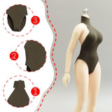 Maxbell 1:12 Scale Action Figure Clothes Swimsuit Mini for 6 inch Action Figure Body Green