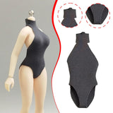 Maxbell 1:12 Scale Action Figure Clothes Swimsuit Mini for 6 inch Action Figure Body Grey