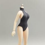 Maxbell 1:12 Scale Action Figure Clothes Swimsuit Mini for 6 inch Action Figure Body Grey