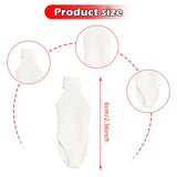Maxbell 1:12 Scale Action Figure Clothes Swimsuit Mini for 6 inch Action Figure Body White