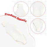 Maxbell 1:12 Scale Action Figure Clothes Swimsuit Mini for 6 inch Action Figure Body White
