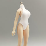 Maxbell 1:12 Scale Action Figure Clothes Swimsuit Mini for 6 inch Action Figure Body White