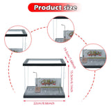 Maxbell 1/64 Scale Model Car Display Case Street Diorama Ornament Showcase Organizer