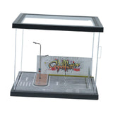 Maxbell 1/64 Scale Model Car Display Case Street Diorama Ornament Showcase Organizer