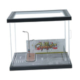 Maxbell 1/64 Scale Model Car Display Case Street Diorama Ornament Showcase Organizer