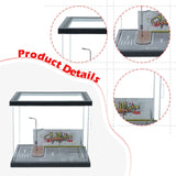 Maxbell 1/64 Scale Model Car Display Case Street Diorama Ornament Showcase Organizer
