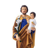 Maxbell ST. Joseph and Child Jesus Blessing Statuess for Shelf Tabletop Housewarming