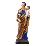 Maxbell ST. Joseph and Child Jesus Blessing Statuess for Shelf Tabletop Housewarming