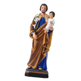 Maxbell ST. Joseph and Child Jesus Blessing Statuess for Shelf Tabletop Housewarming