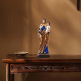 Maxbell ST. Joseph and Child Jesus Blessing Statuess for Shelf Tabletop Housewarming