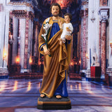 Maxbell ST. Joseph and Child Jesus Blessing Statuess for Shelf Tabletop Housewarming