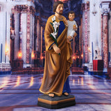 Maxbell ST. Joseph and Child Jesus Blessing Statuess for Shelf Tabletop Housewarming