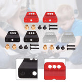 Maxbell 1/12 RC Car Shock Absorber Brackets Easy to Install for MN82 LC79 MN78 MN168 Red