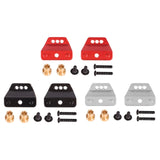 Maxbell 1/12 RC Car Shock Absorber Brackets Easy to Install for MN82 LC79 MN78 MN168 Red
