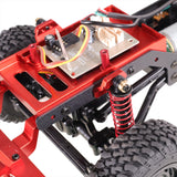 Maxbell 1/12 RC Car Shock Absorber Brackets Easy to Install for MN82 LC79 MN78 MN168 Red
