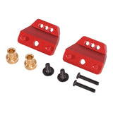 Maxbell 1/12 RC Car Shock Absorber Brackets Easy to Install for MN82 LC79 MN78 MN168 Red