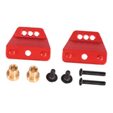 Maxbell 1/12 RC Car Shock Absorber Brackets Easy to Install for MN82 LC79 MN78 MN168 Red