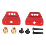 Maxbell 1/12 RC Car Shock Absorber Brackets Easy to Install for MN82 LC79 MN78 MN168 Red