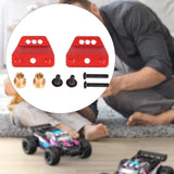 Maxbell 1/12 RC Car Shock Absorber Brackets Easy to Install for MN82 LC79 MN78 MN168 Red