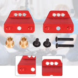 Maxbell 1/12 RC Car Shock Absorber Brackets Easy to Install for MN82 LC79 MN78 MN168 Red
