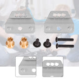 Maxbell 1/12 RC Car Shock Absorber Brackets Easy to Install for MN82 LC79 MN78 MN168 Silver