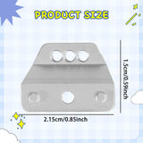 Maxbell 1/12 RC Car Shock Absorber Brackets Easy to Install for MN82 LC79 MN78 MN168 Silver