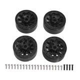 Maxbell 4x 1:12 1:16 RC Wheels DIY Assembly Wear Resistant Replace for 99sv2 C44 black