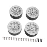 Maxbell 4x 1:12 1:16 RC Wheels DIY Assembly Wear Resistant Replace for 99sv2 C44 silver