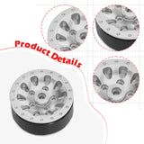 Maxbell 4x 1:12 1:16 RC Wheels DIY Assembly Wear Resistant Replace for 99sv2 C44 silver
