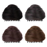 Maxbell Space Buns Hair Pieces Thick Headdress for Dance Performances Cosplay Events Black