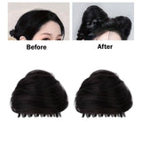 Maxbell Space Buns Hair Pieces Thick Headdress for Dance Performances Cosplay Events Black