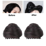 Maxbell Space Buns Hair Pieces Thick Headdress for Dance Performances Cosplay Events Brown Black