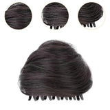 Maxbell Space Buns Hair Pieces Thick Headdress for Dance Performances Cosplay Events Brown Black