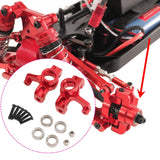 Maxbell RC Car Steering Cups Upgrade Part Steering Components for 1/14 144016 144018 Red