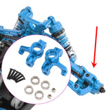 Maxbell RC Car Steering Cups Upgrade Part Steering Components for 1/14 144016 144018 Blue