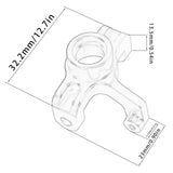Maxbell RC Car Steering Cups Upgrade Part Steering Components for 1/14 144016 144018 Blue