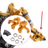 Maxbell RC Car Steering Cups Upgrade Part Steering Components for 1/14 144016 144018 Gold