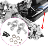 Maxbell RC Car Steering Cups Upgrade Part Steering Components for 1/14 144016 144018 Silver