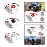 Maxbell RC Motor with Holder Replacement Brushed for MN78 MN99S C24 C34 Pickup Truck Red Base