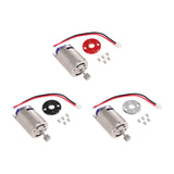 Maxbell RC Motor with Holder Replacement Brushed for MN78 MN99S C24 C34 Pickup Truck Red Base