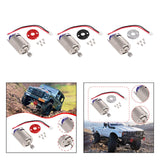 Maxbell RC Motor with Holder Replacement Brushed for MN78 MN99S C24 C34 Pickup Truck Red Base