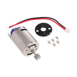 Maxbell RC Motor with Holder Replacement Brushed for MN78 MN99S C24 C34 Pickup Truck Black Base